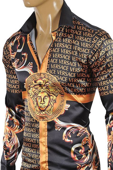 versace shirt männer|versace formal shirts.